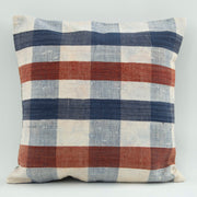Wool Decorative Pillow - Emel Navy Ethnic Cushion Cover 18x18 with Zipper