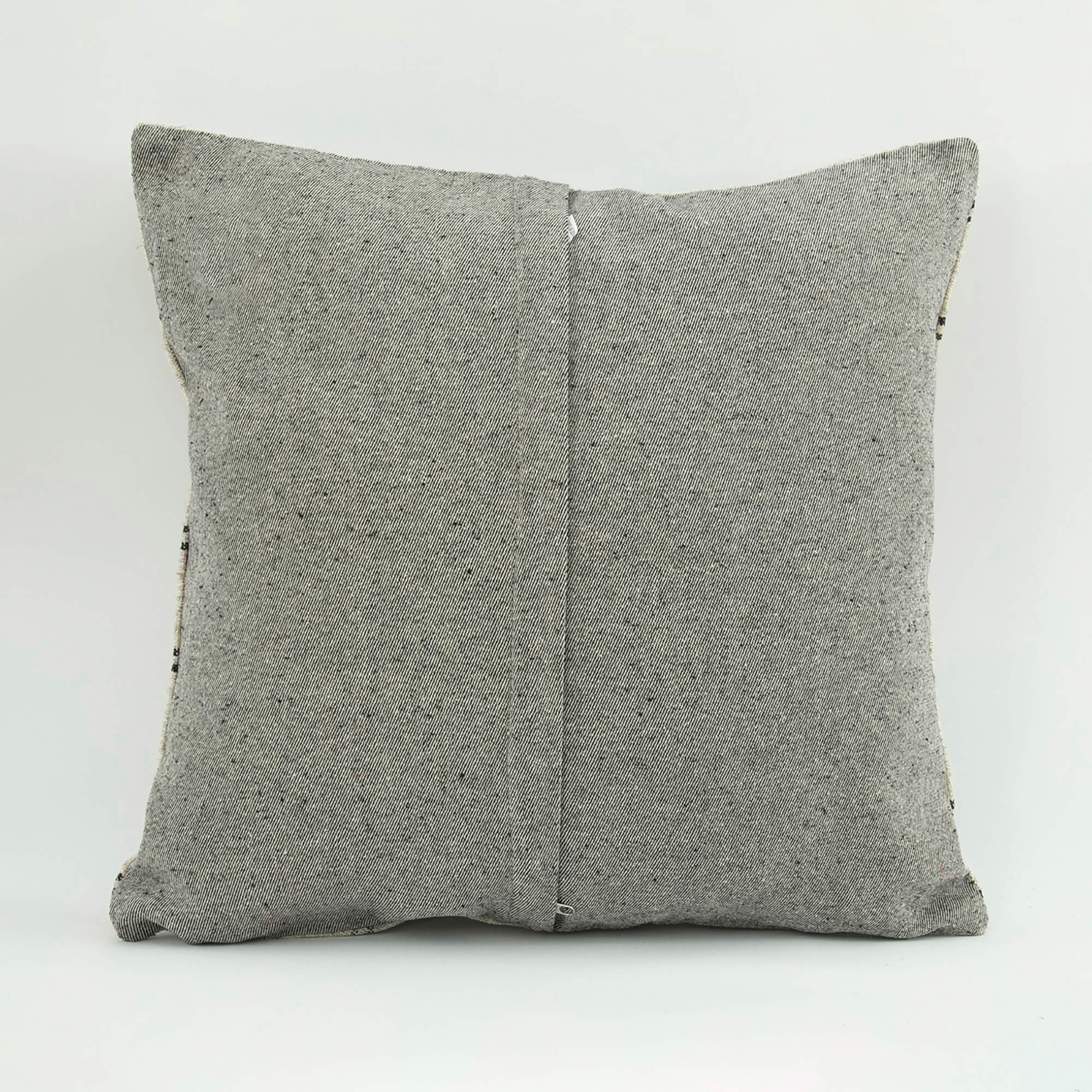 Wool Decorative Pillow Case - Beige Ethnic Cushion Cover With Zipper 18x18