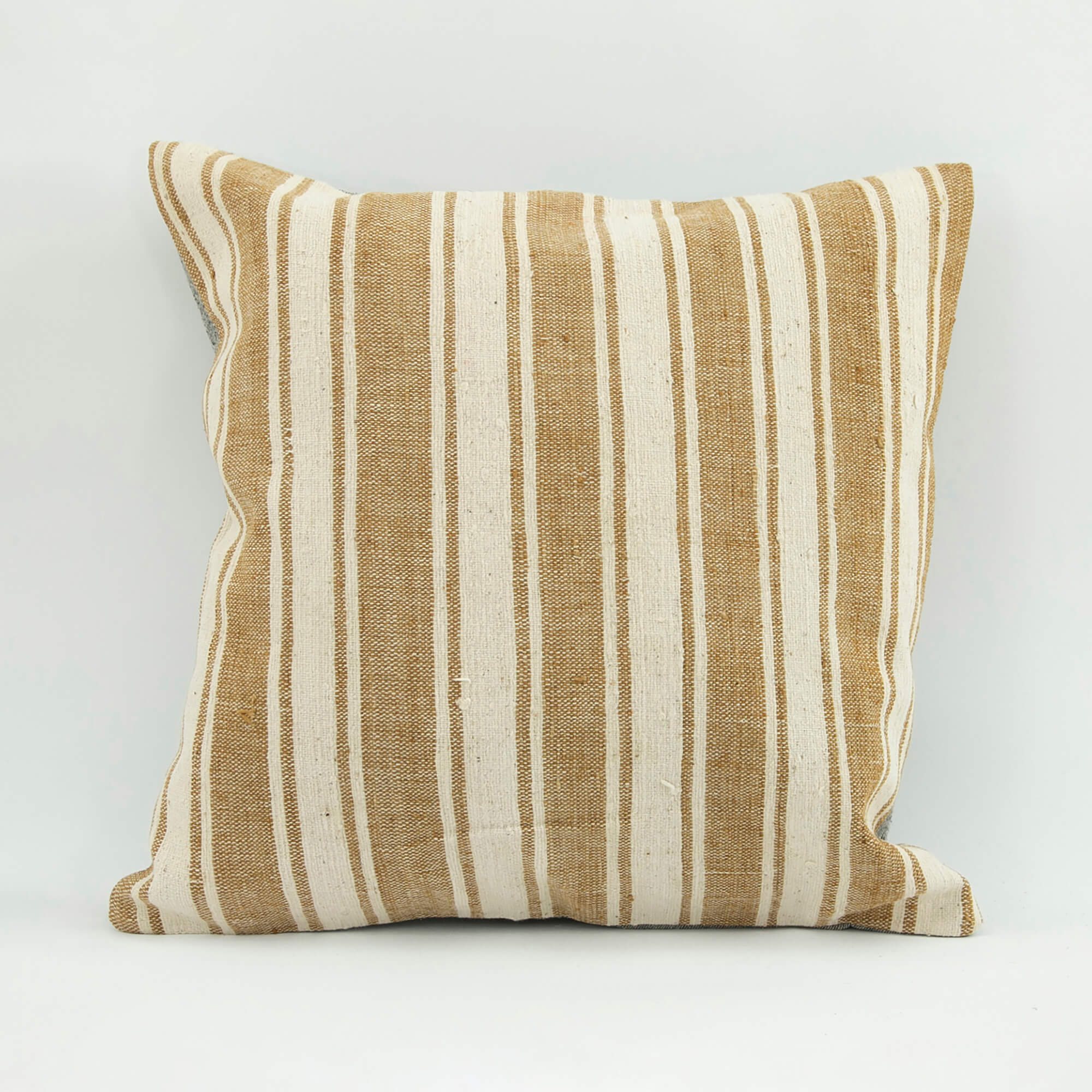 Wool Decorative Pillow - Emel Brown Ethnic Pillow Case With Zipper Cover