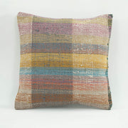 Ethnic Wool Pillowcase – Handmade Brown Wool Cushion Case With Zipper Cover