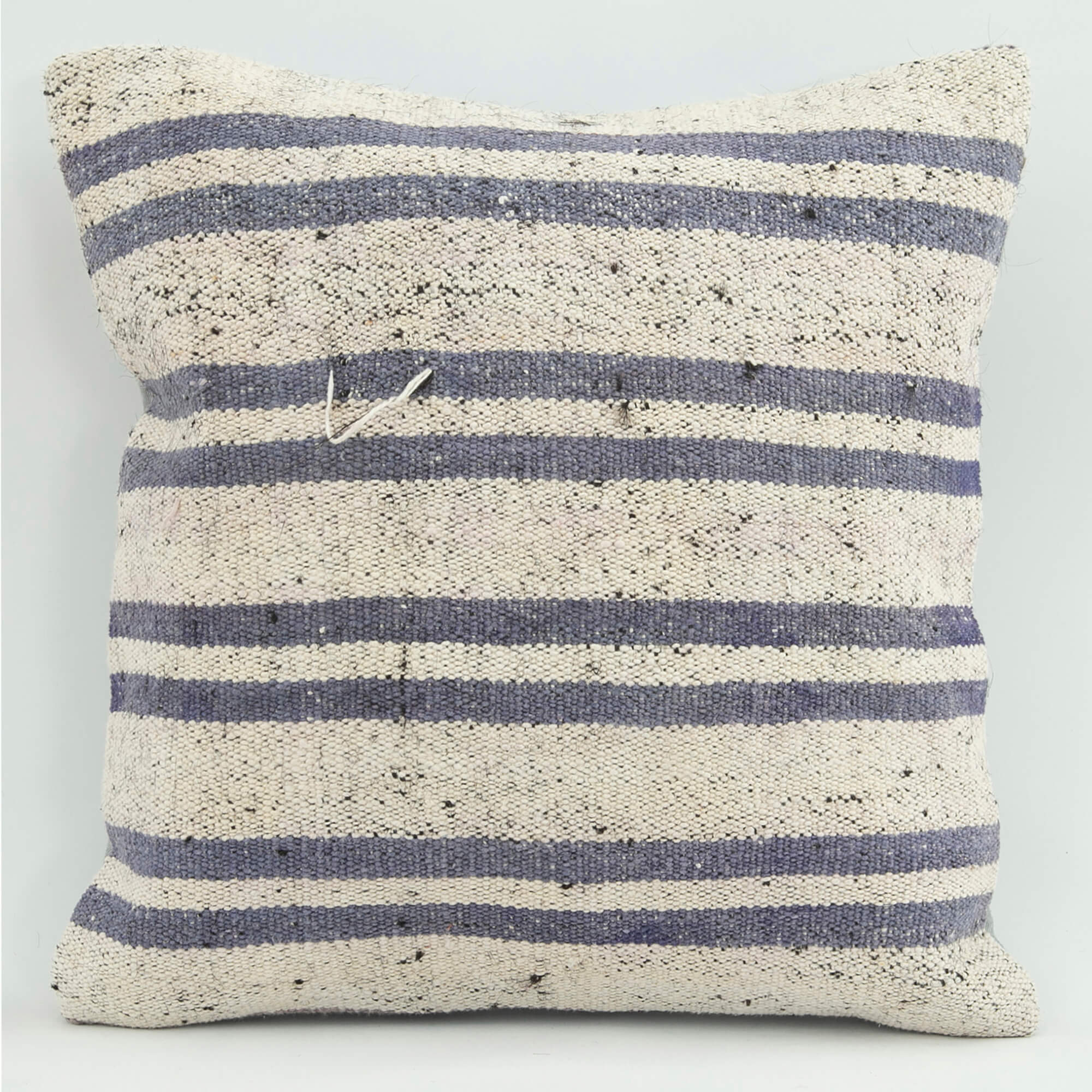 Wool Decorative Pillow Case – Beige Ethnic Handmade Cushion Cover 18x18''