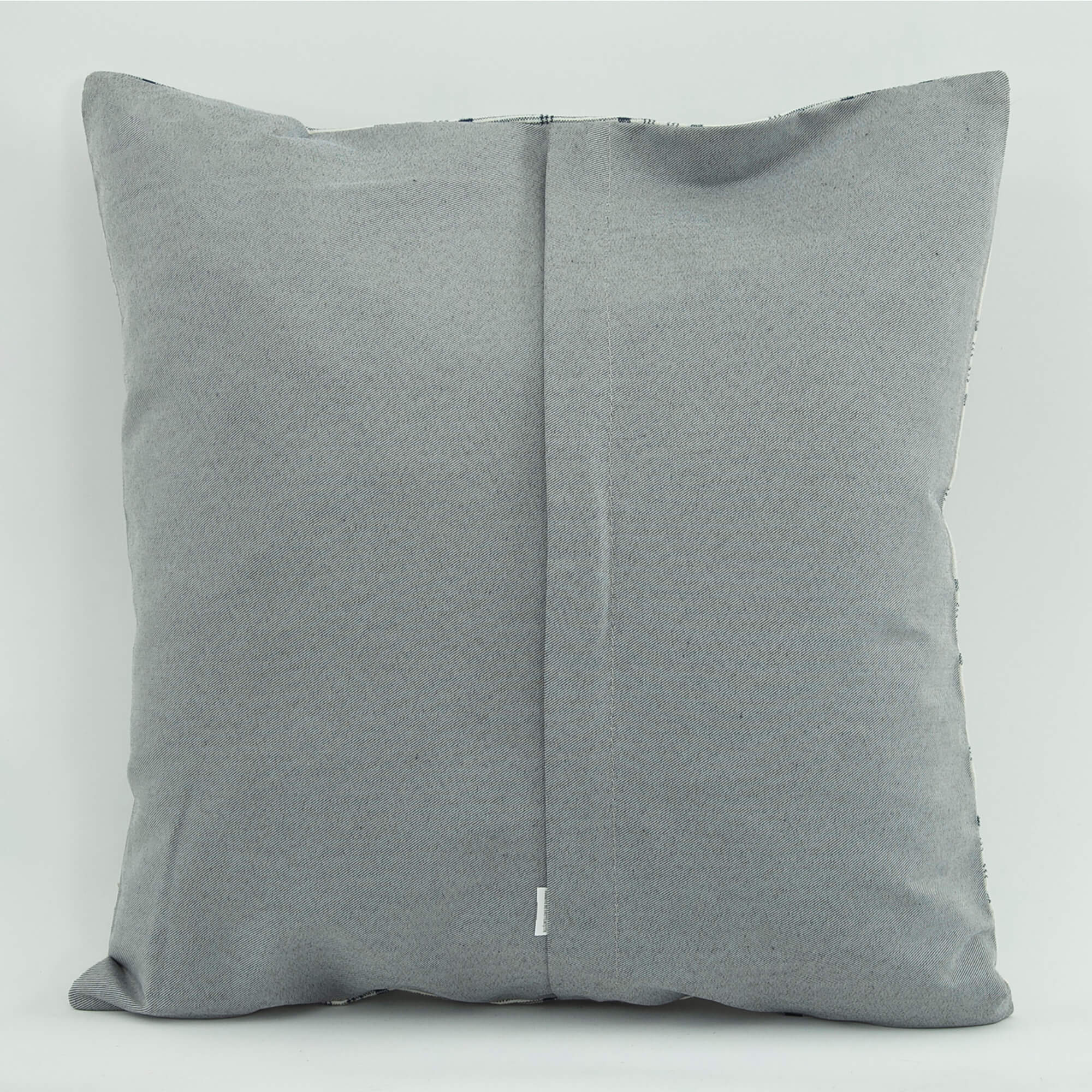 Wool Decorative Pillow | Emel White Ethnic Pillow Case 18x18 Zipper Cover