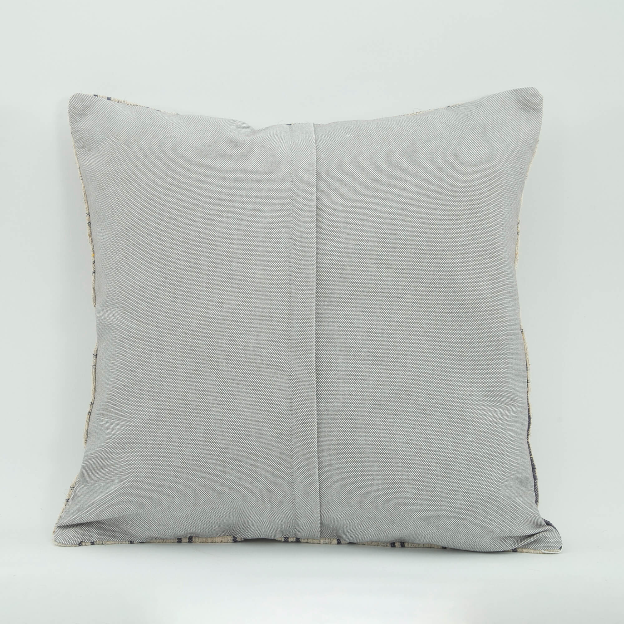 Wool Decorative Pillow - Beige Ethnic Pillow Cover With Zipper | Handmade Unique Case