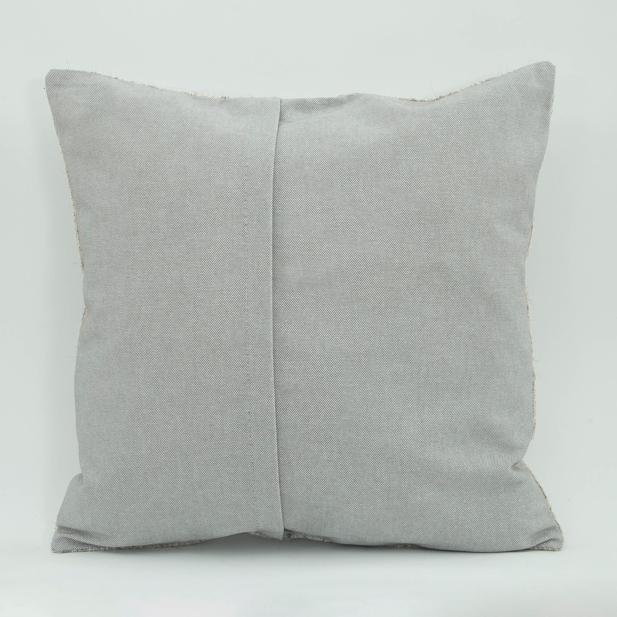 Wool Decorative Pillow Case - Beige Ethnic Handmade Cushion Cover 18x18''