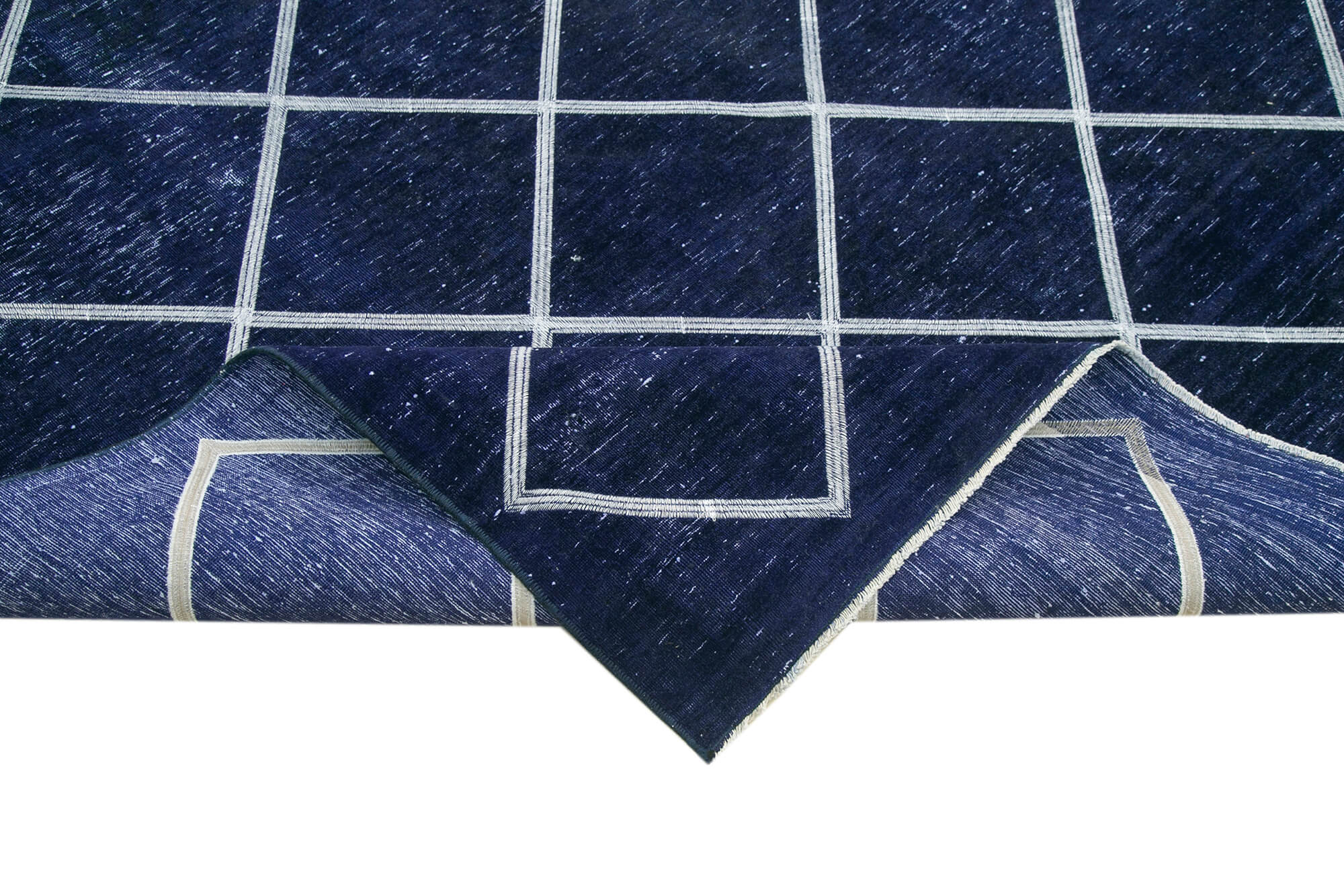 Handmade Geometric Rug | Vintage Turkish Carpet Cotton Wool Soft Wool Carpet Large Area Rug