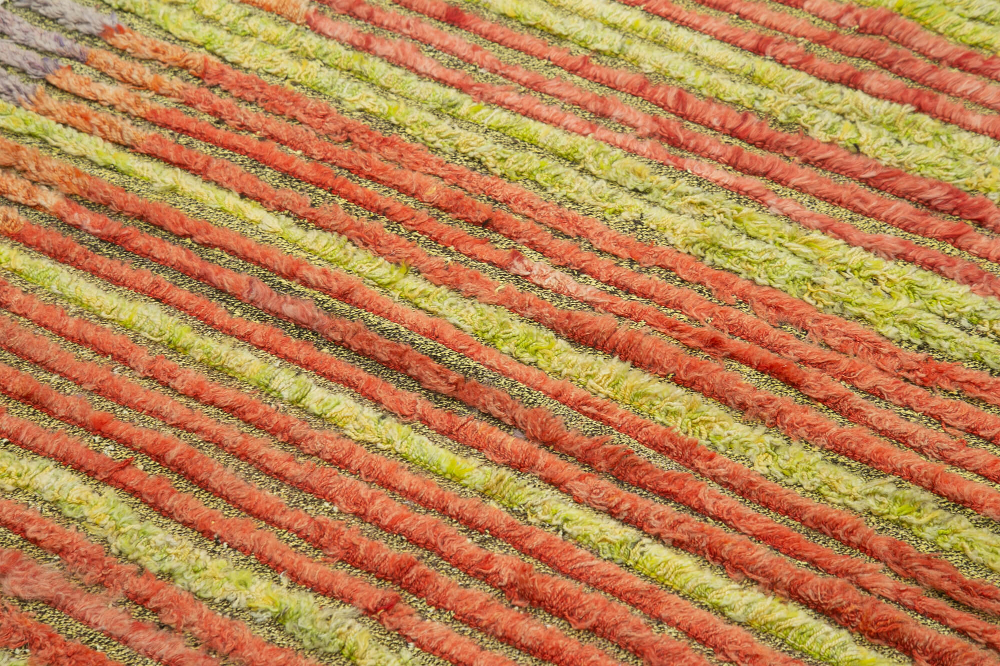 Handmade Wool Area Rug – Geometric Cotton Wool Rug, Durable Turkish Vintage Carpet 4'10''x6'10''