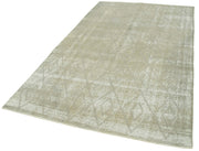 Handmade Geometric Rug | Turkish Wool Rug Cotton Wool Vintage Hand Knotted Carpet
