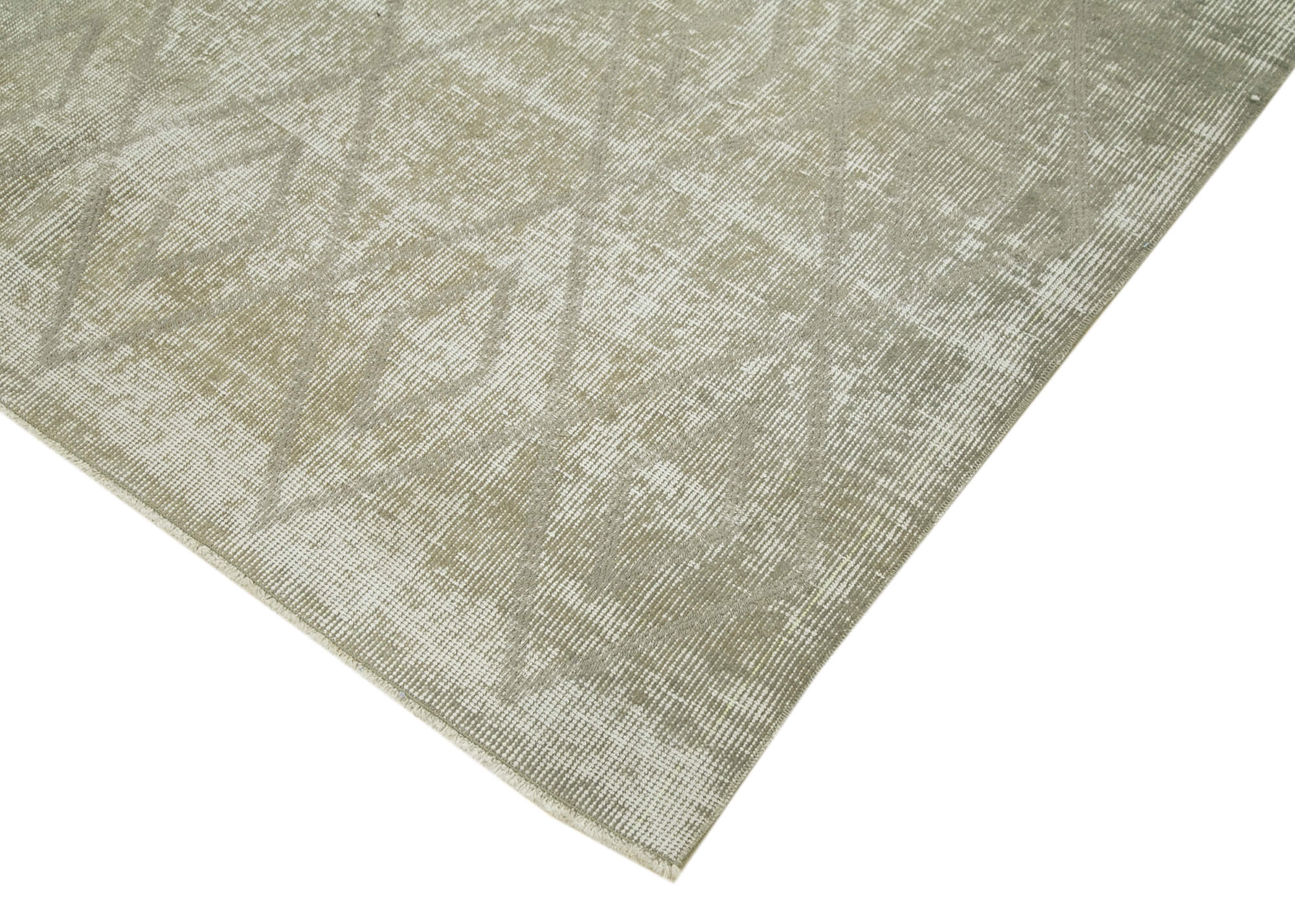 Handmade Geometric Rug | Turkish Wool Rug Cotton Wool Vintage Hand Knotted Carpet