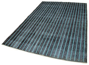 Handmade Geometric Rug | Vintage Turkish Carpet 5'4''x8'7'' Cotton Wool