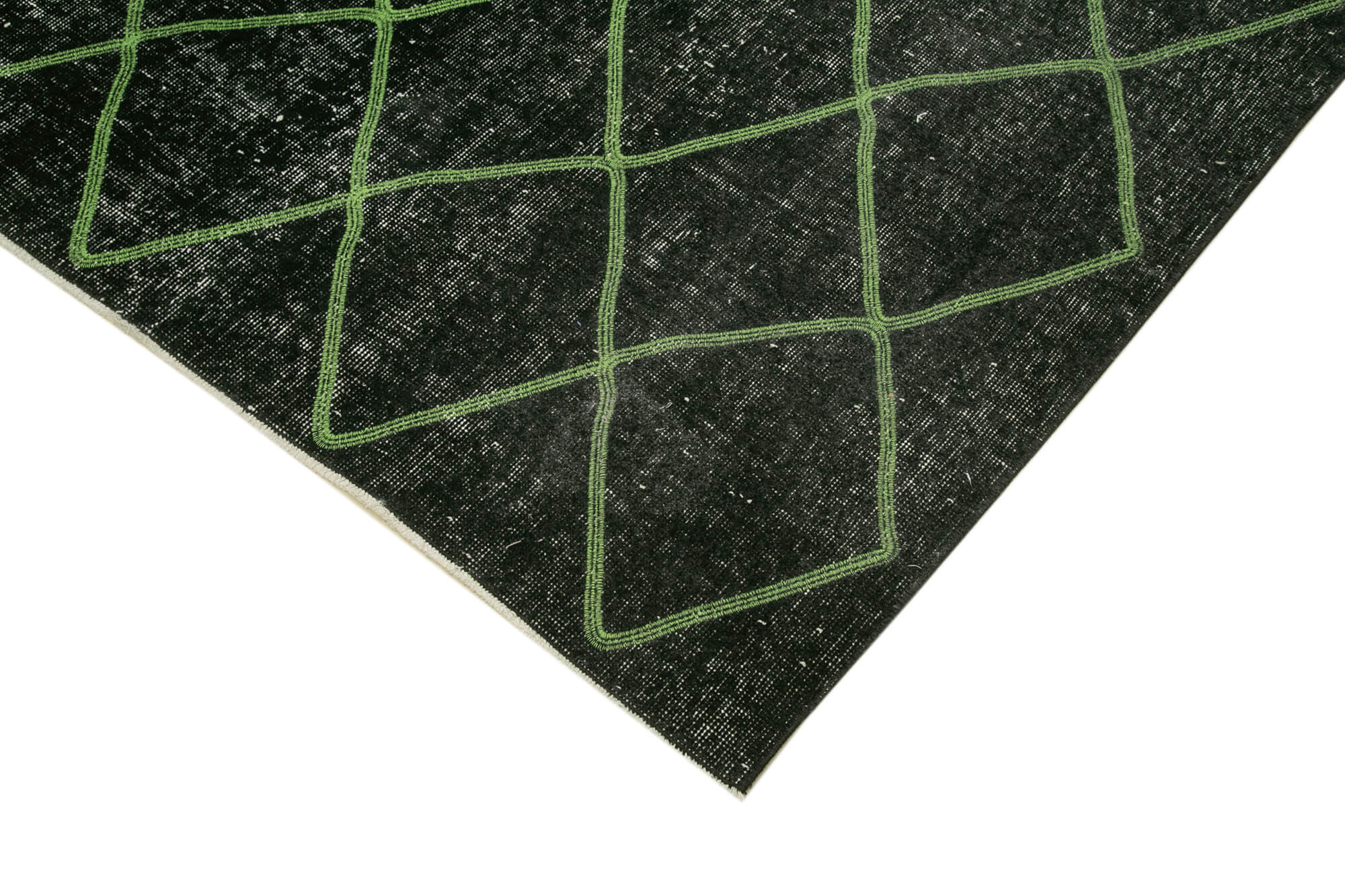 Handmade Geometric Rug – Black Area Rug Cotton Wool | Durable Turkish Wool Carpet