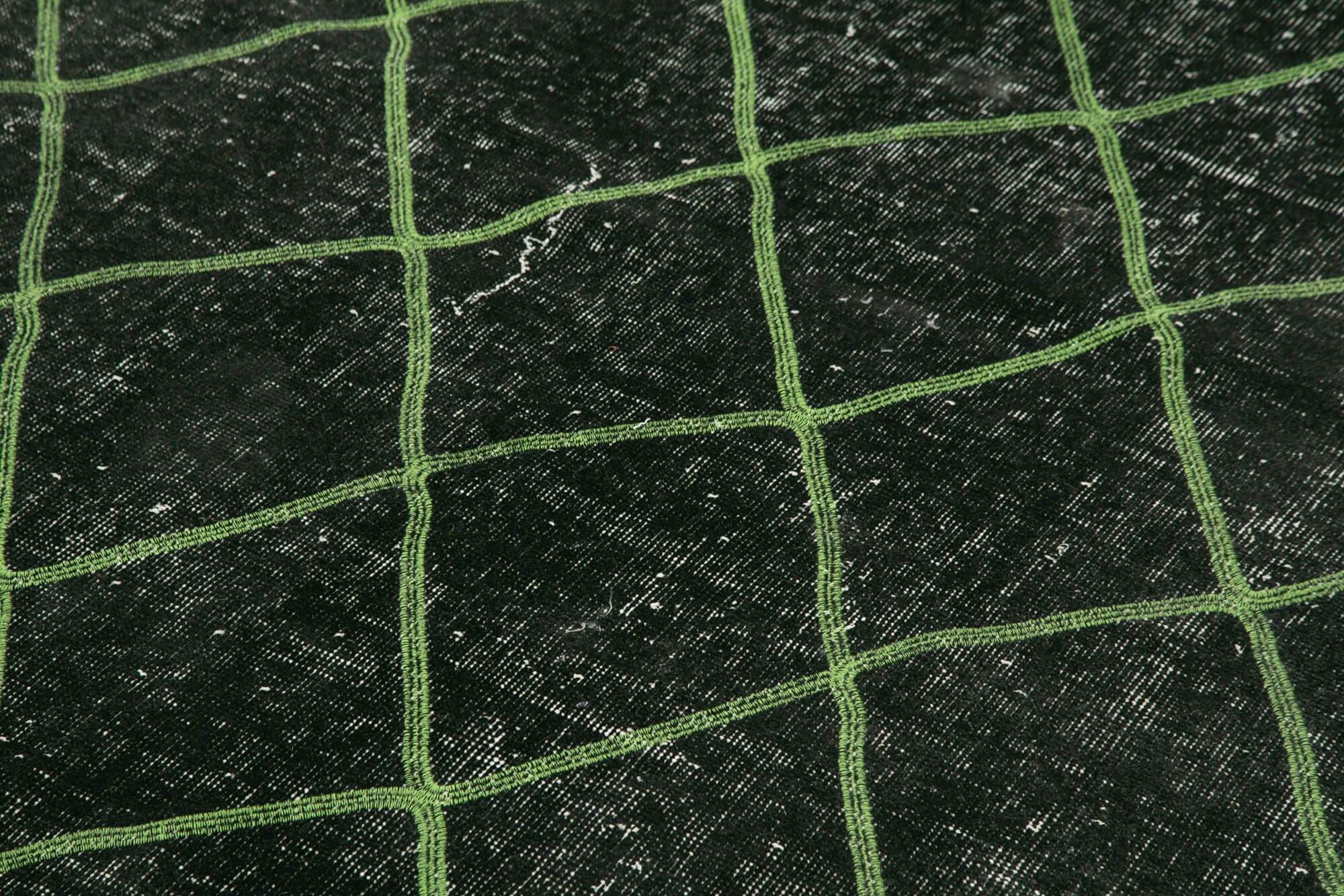 Handmade Geometric Rug – Black Area Rug Cotton Wool | Durable Turkish Wool Carpet