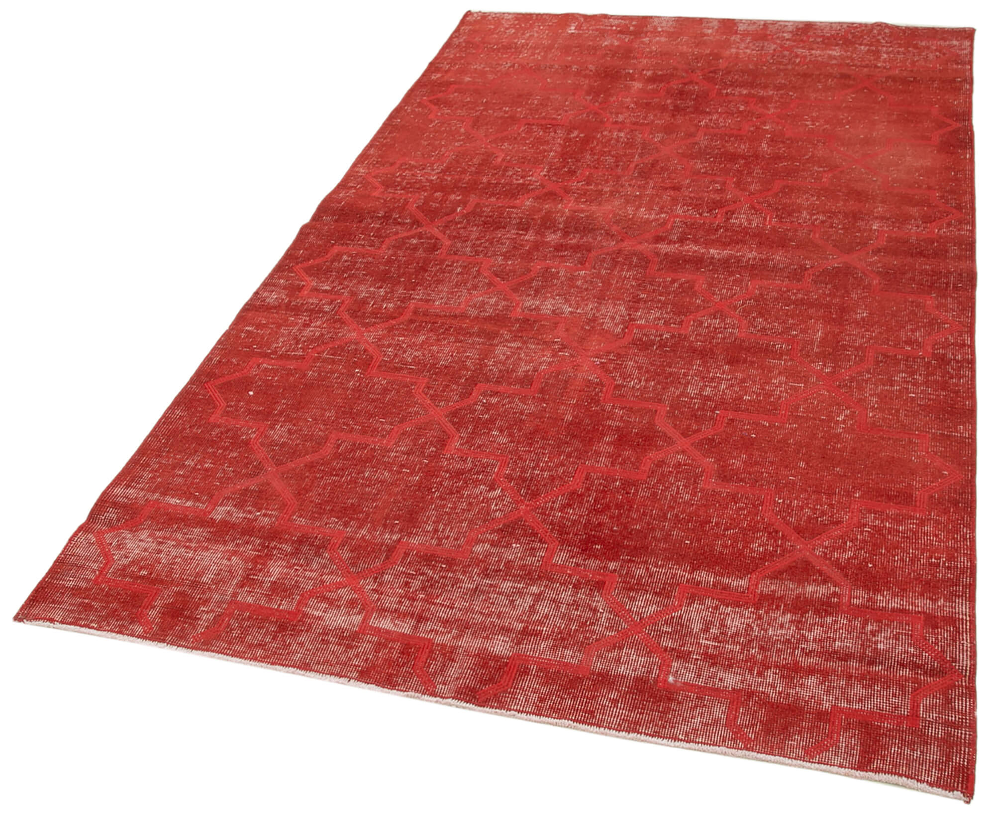 Handmade Wool Area Rug - Bohemian Style Carpet | Handwoven Geometric Cotton Wool Blend Carpet