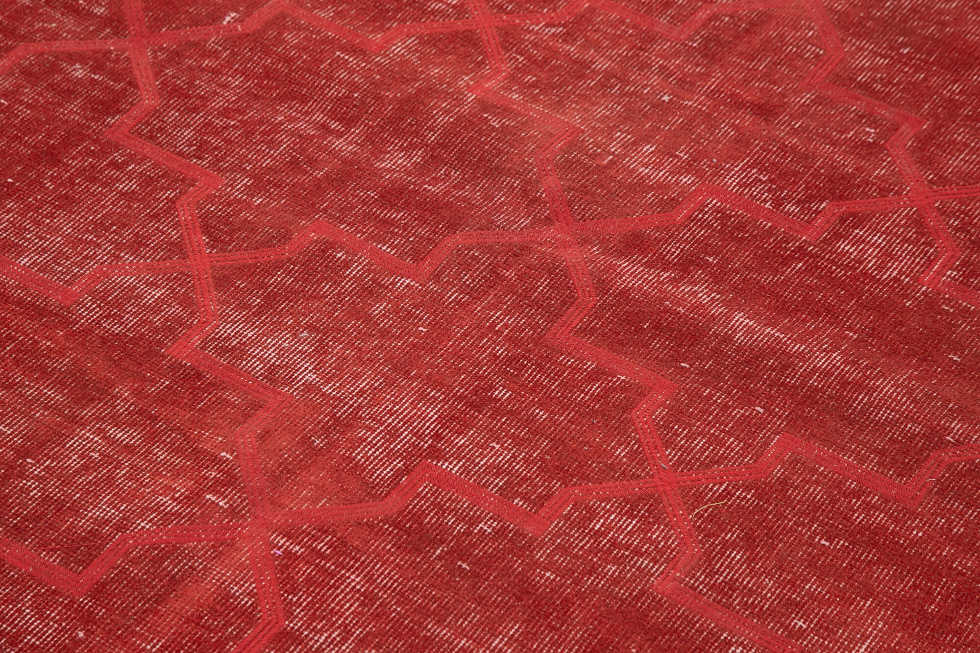 Handmade Wool Area Rug - Bohemian Style Carpet | Handwoven Geometric Cotton Wool Blend Carpet