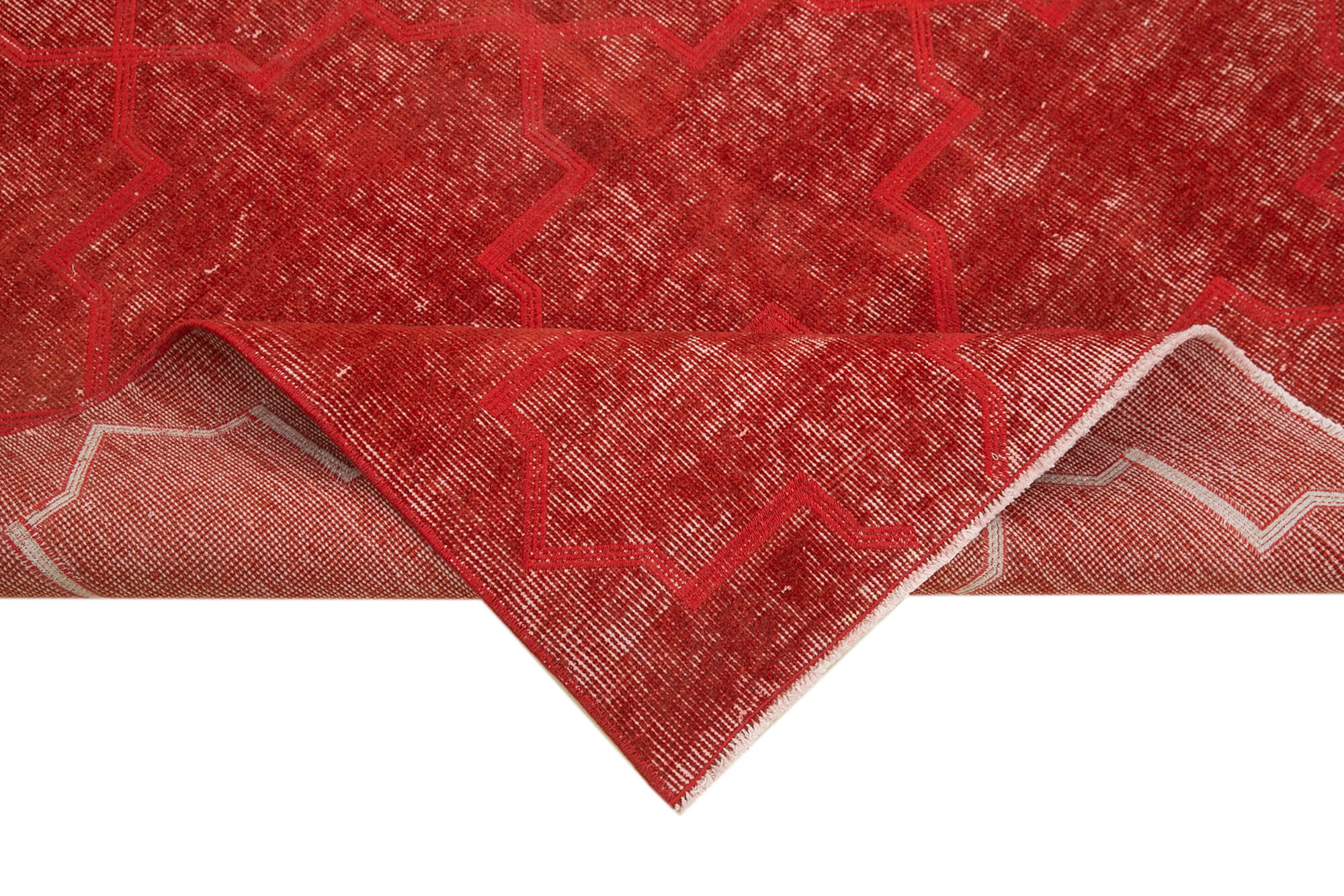 Handmade Wool Area Rug - Bohemian Style Carpet | Handwoven Geometric Cotton Wool Blend Carpet