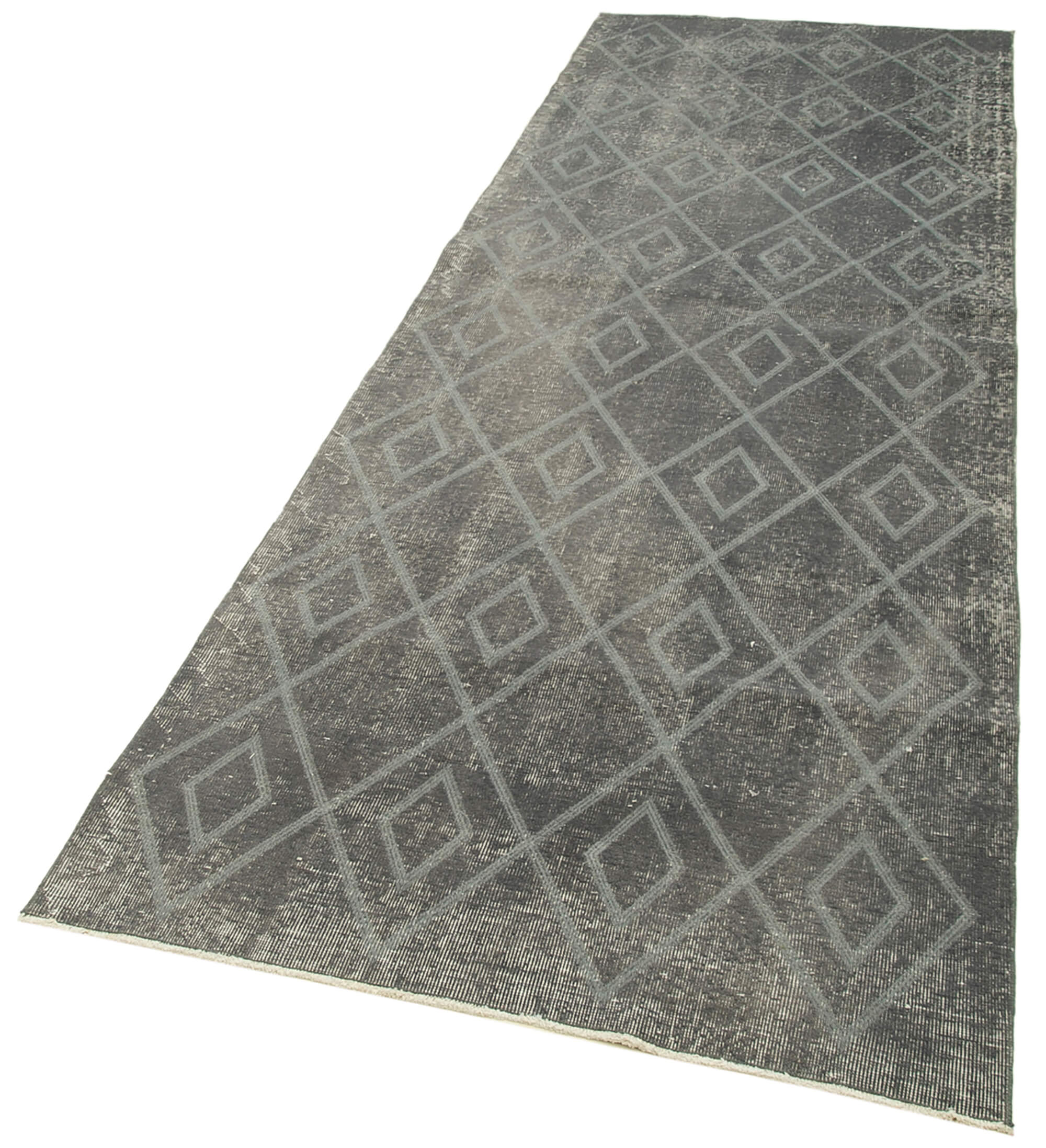 Handmade Wool Area Rug – Natural Fiber Carpet with Traditional Hand Knotted Craft & Geometric Pattern
