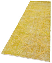 Handmade Geometric Rug – Yellow Area Rug With Cotton Wool Carpet, Bohemian Style