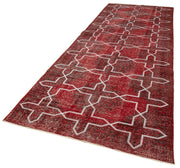 Handmade Geometric Rug - Durable Wool Carpet | Hand Woven Rug, Red Area Rug, Bohemian Style Rug
