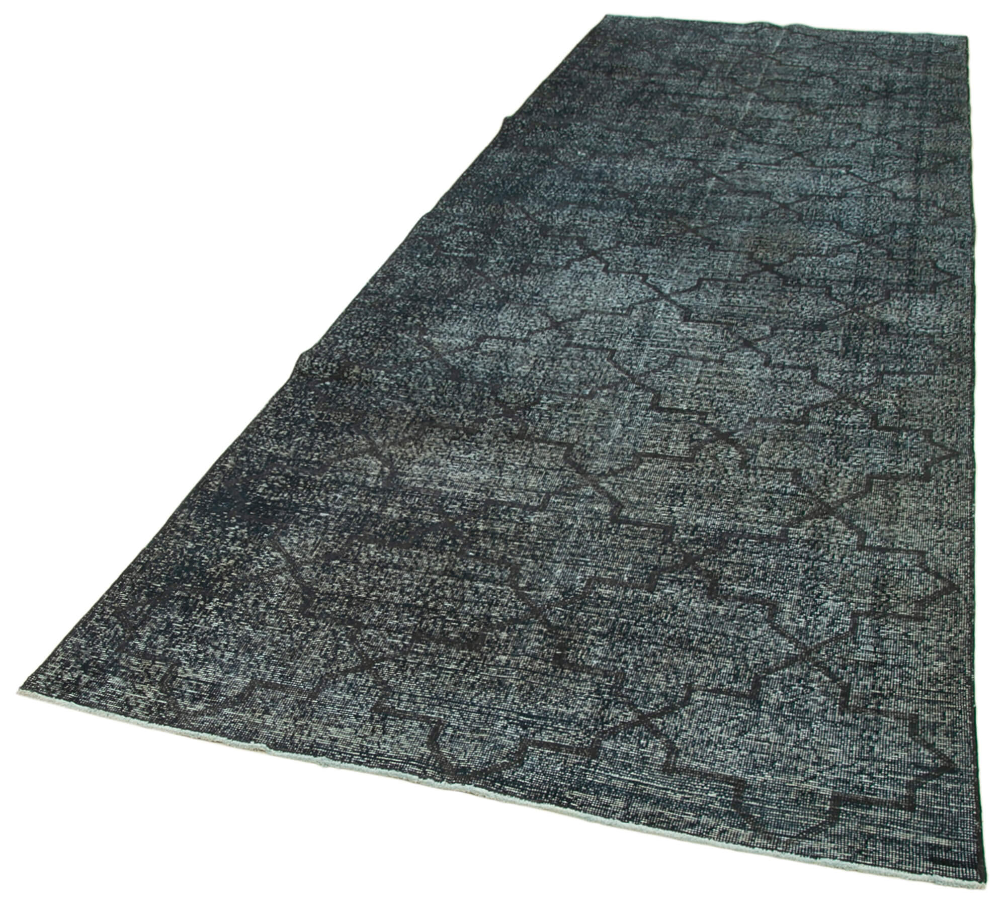 Handmade Geometric Rug - Black Area Rug With Cotton Wool, Durable & Soft Texture
