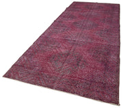 Handmade Geometric Rug - Durable Wool Rug | Soft Cotton Blend | Boho Style Carpet 4'10" x 13'7"