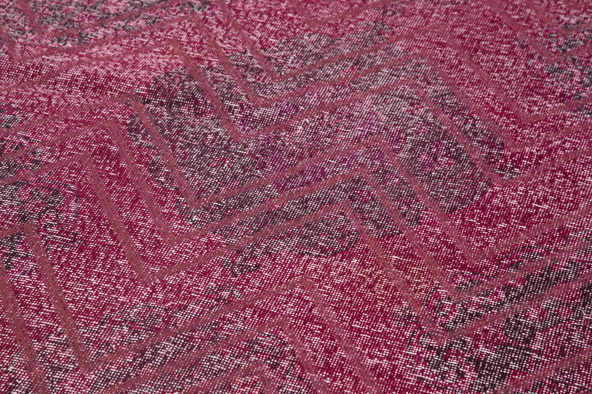 Handmade Geometric Rug - Durable Wool Rug | Soft Cotton Blend | Boho Style Carpet 4'10" x 13'7"