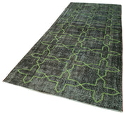 Handmade Geometric Rug – Grey Area Rug 4x12 Feet | Cotton Wool Carpet