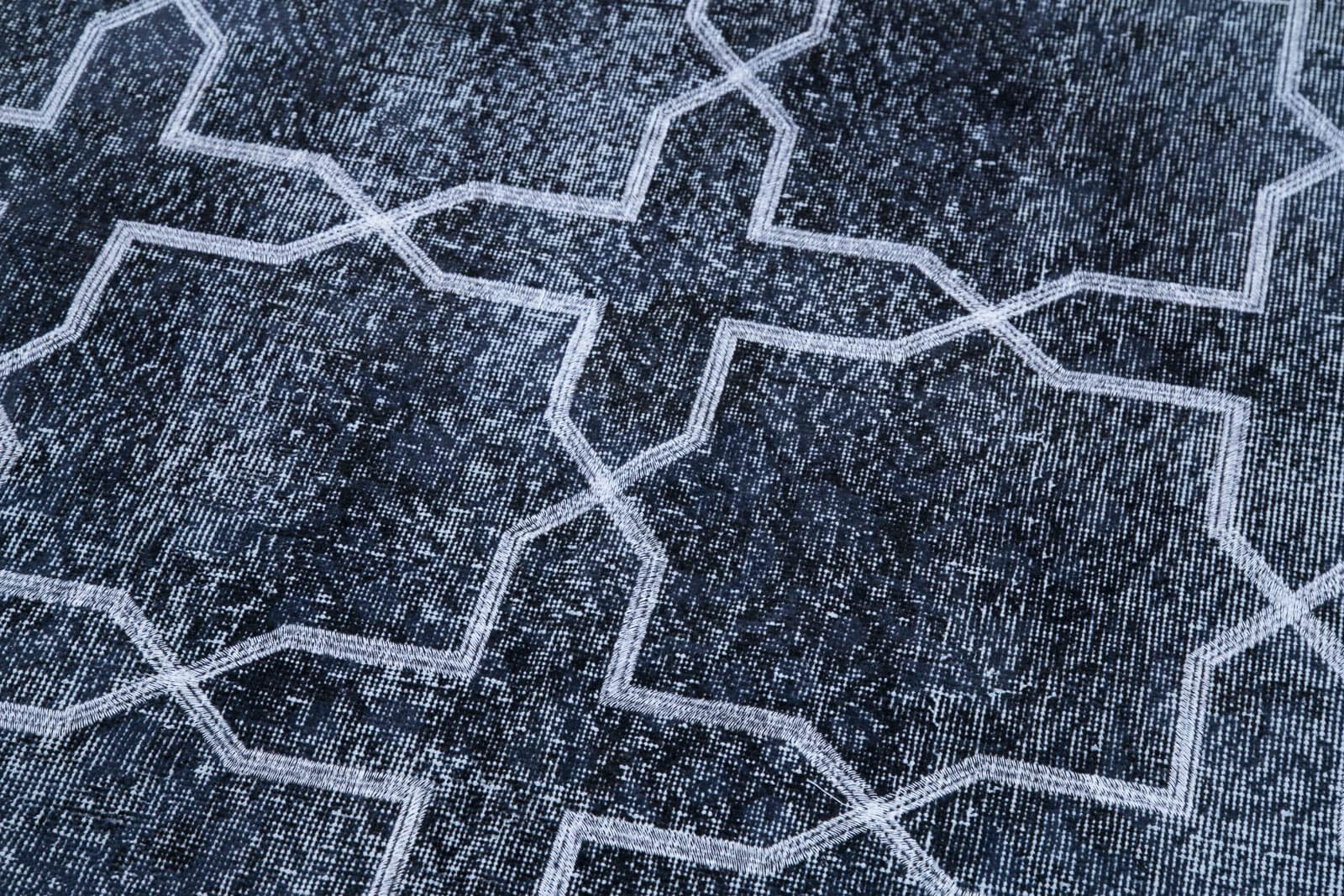 Handmade Geometric Rug | Vintage Turkish Rug - Durable Living Room Carpet