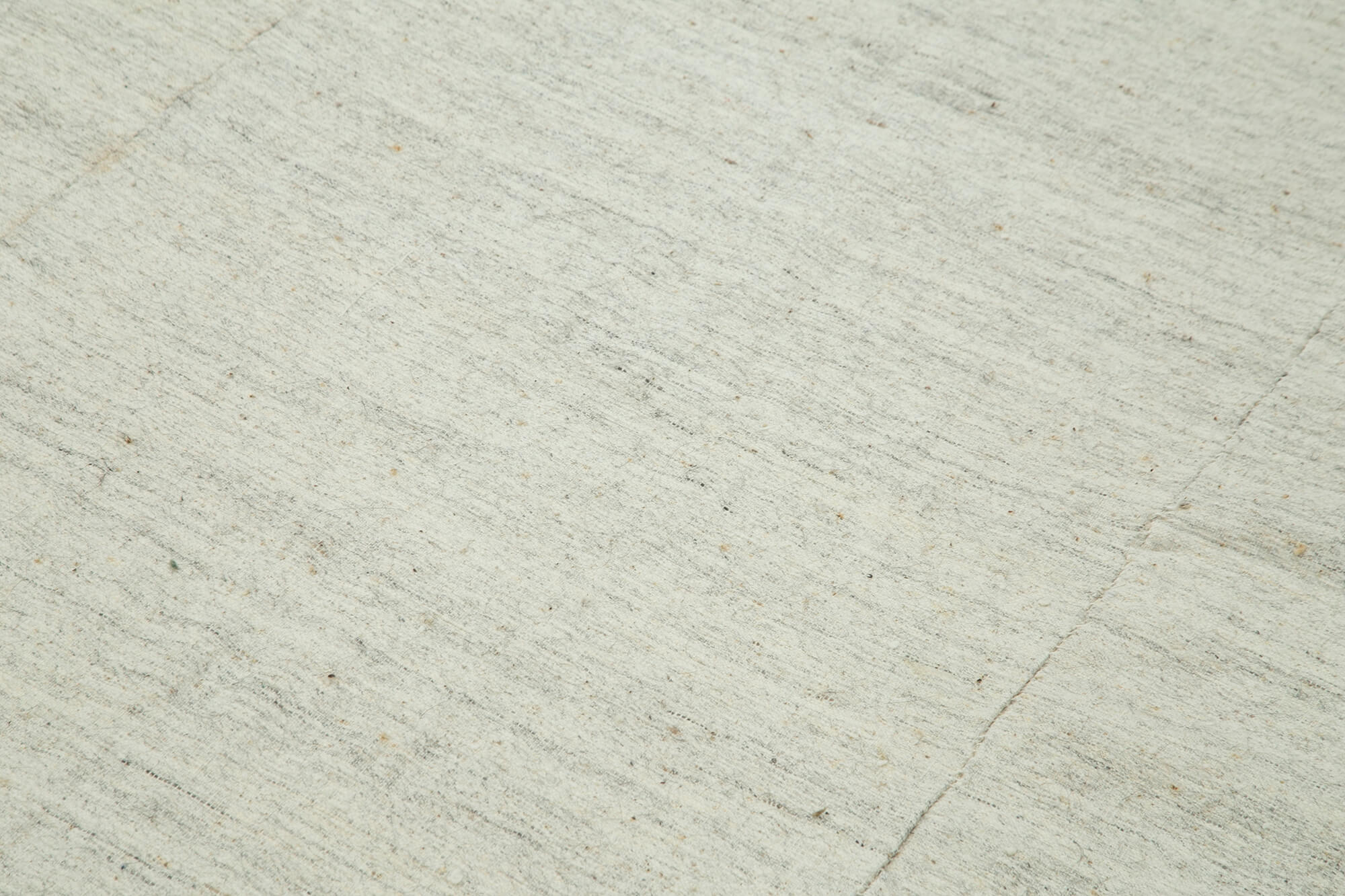 Handmade Cotton Wool Rug | Turkish Hand Knotted Vintage Kilim Striped Area Rug 6x10