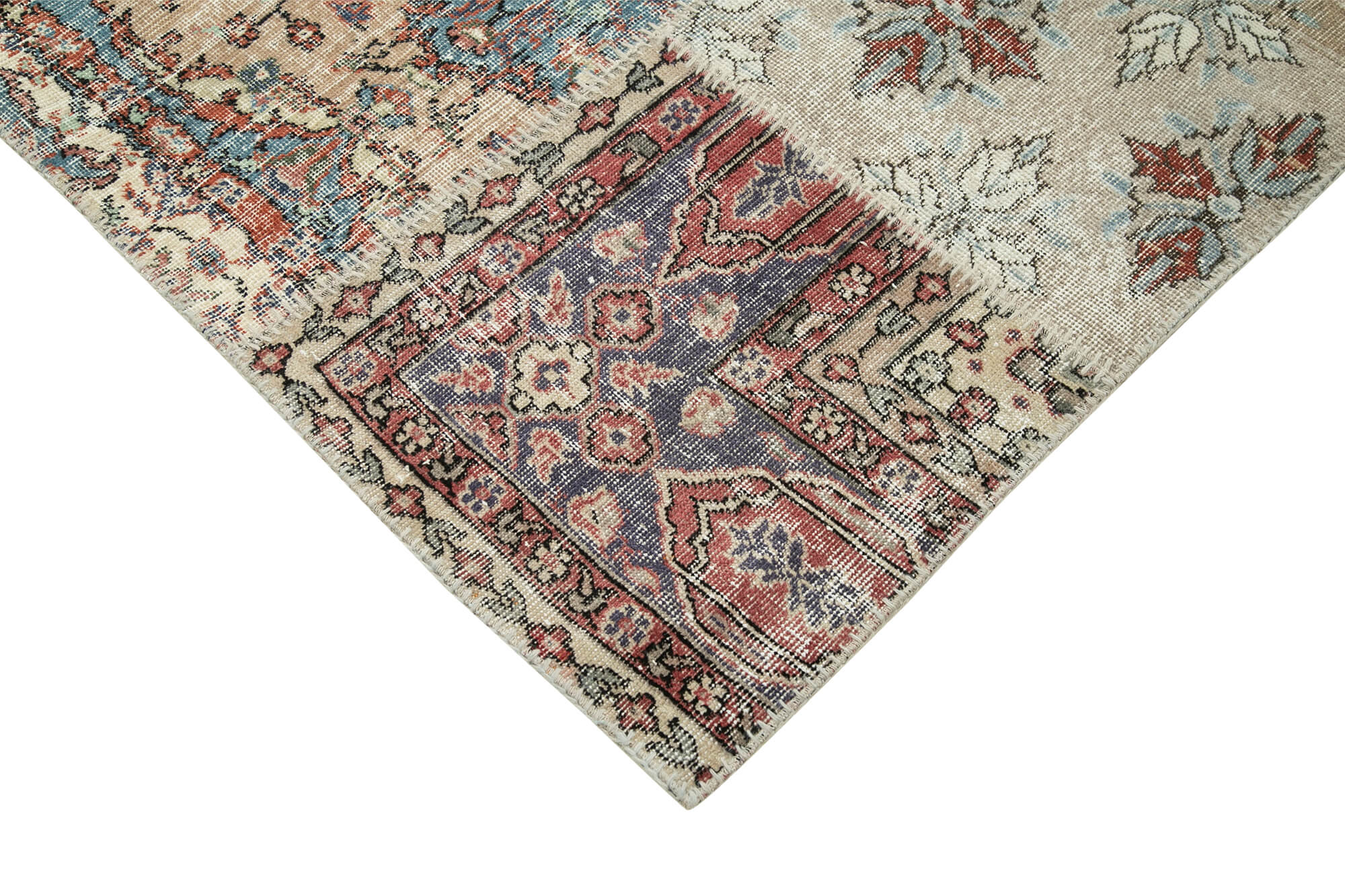 Handmade Patchwork Rug - Kirk Yama Grey Cotton Wool Area Rug 8'3'' x 11'8''