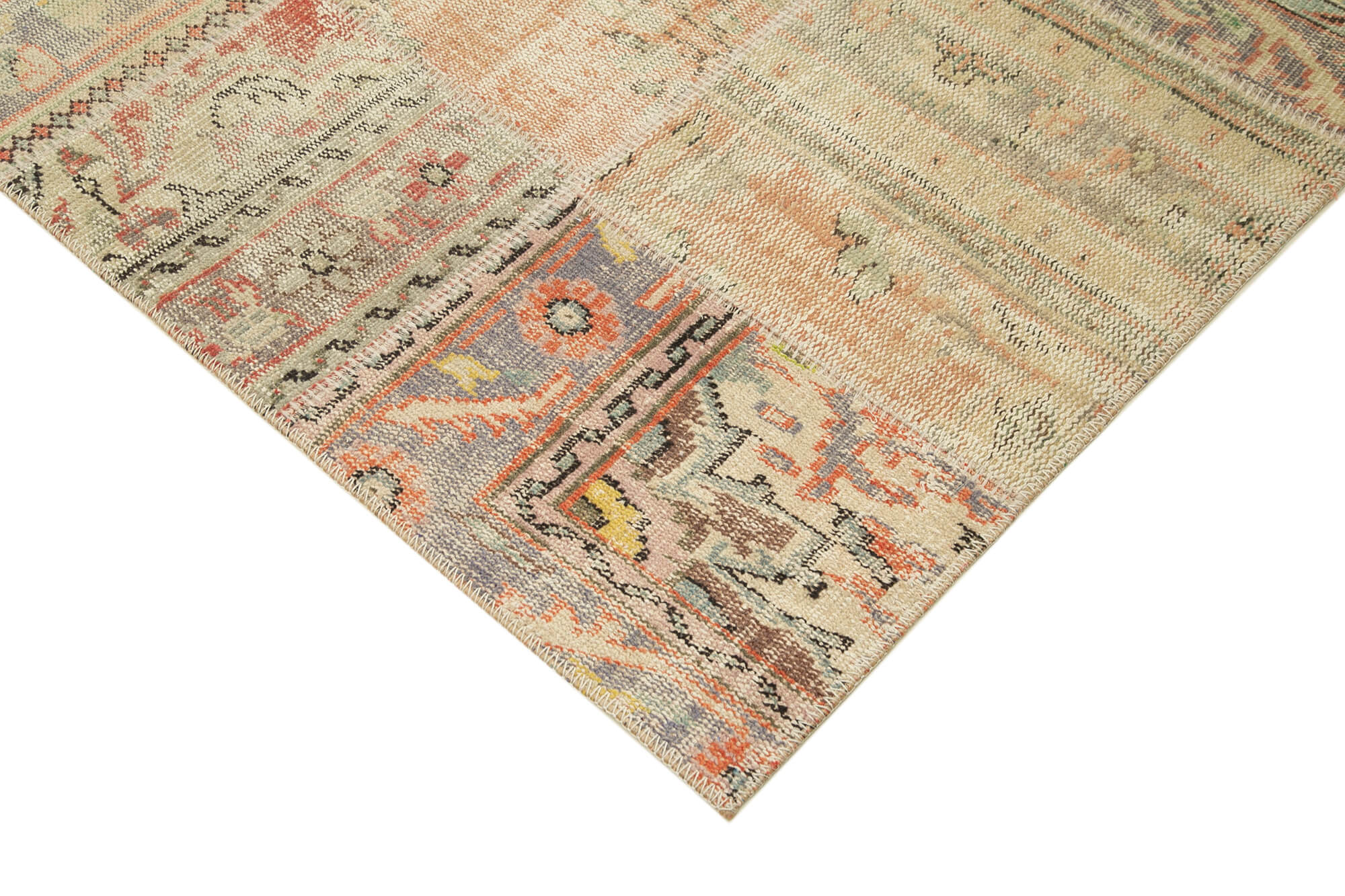 Handmade Patchwork Rug - Kirk Yama Grey Cotton Wool Area Rug 8'5" x 11'8"