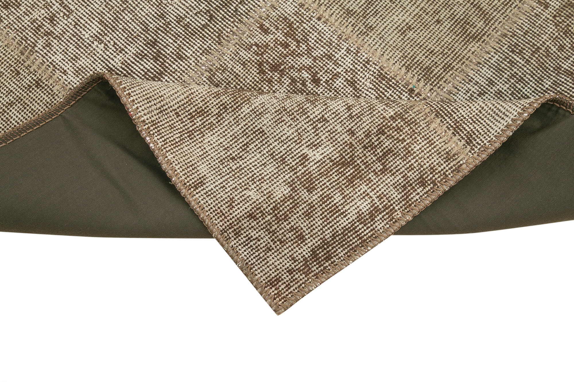Handmade Area Rug - Kirk Yama Patchwork Cotton Wool Vintage Turkish Carpet 2'10''x6'9''