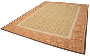 Handmade Wool Area Rug – Vintage Turkish Carpet with Classic Floral Design 8'9''x11'8''