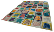 Handmade Area Rug | Kirk Yama Patchwork Wool & Cotton Blend 7'10''x10'6''
