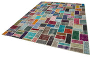 Handmade Patchwork Area Rug - Kirk Yama Grey Cotton Wool Rug 8'8''x11'9'' by Agacan