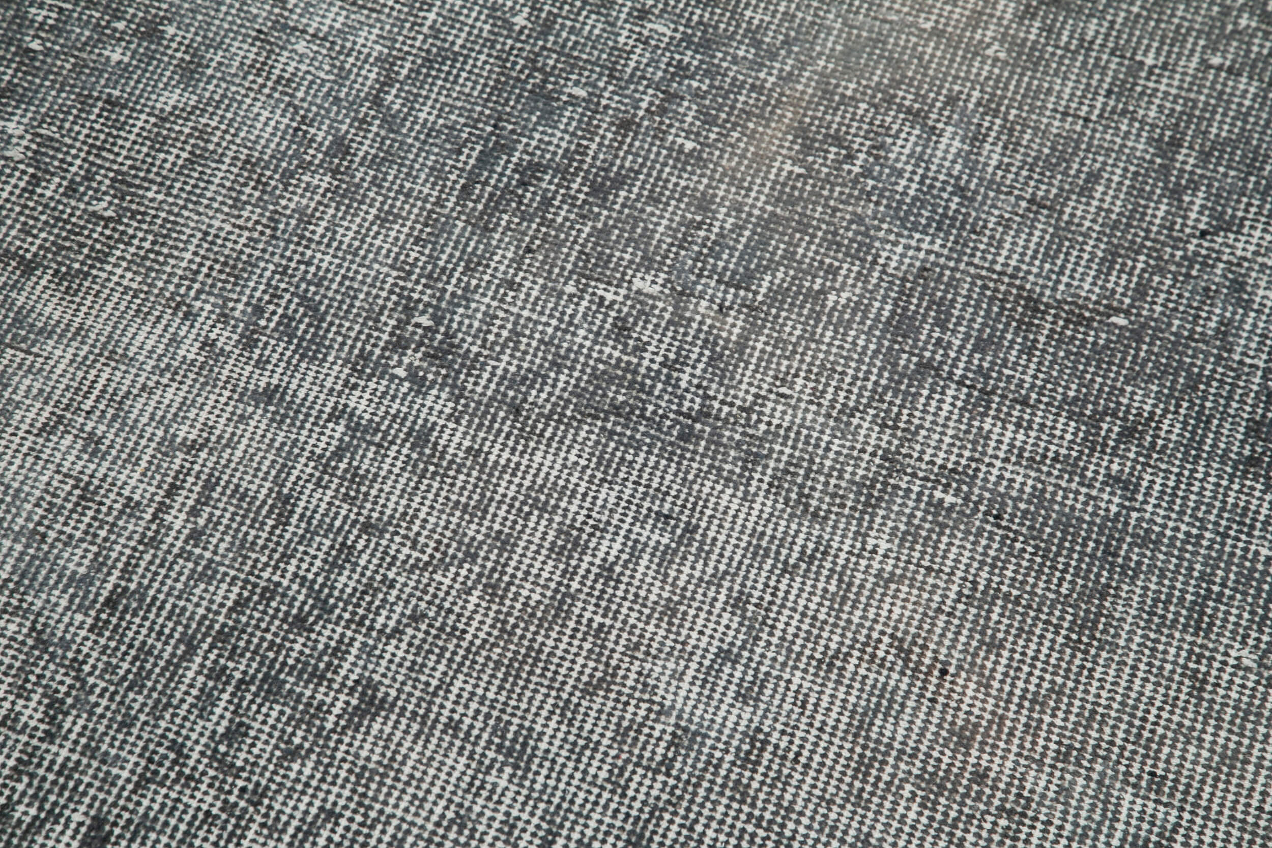 Handmade Vintage Area Rug - Overdyed Wool Rug, Cotton Wool Carpet 2'8''x10'