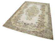 Handmade Wool Area Rug | Traditional Hand Knotted Turkish Wool Rug 5'10''x9'0''