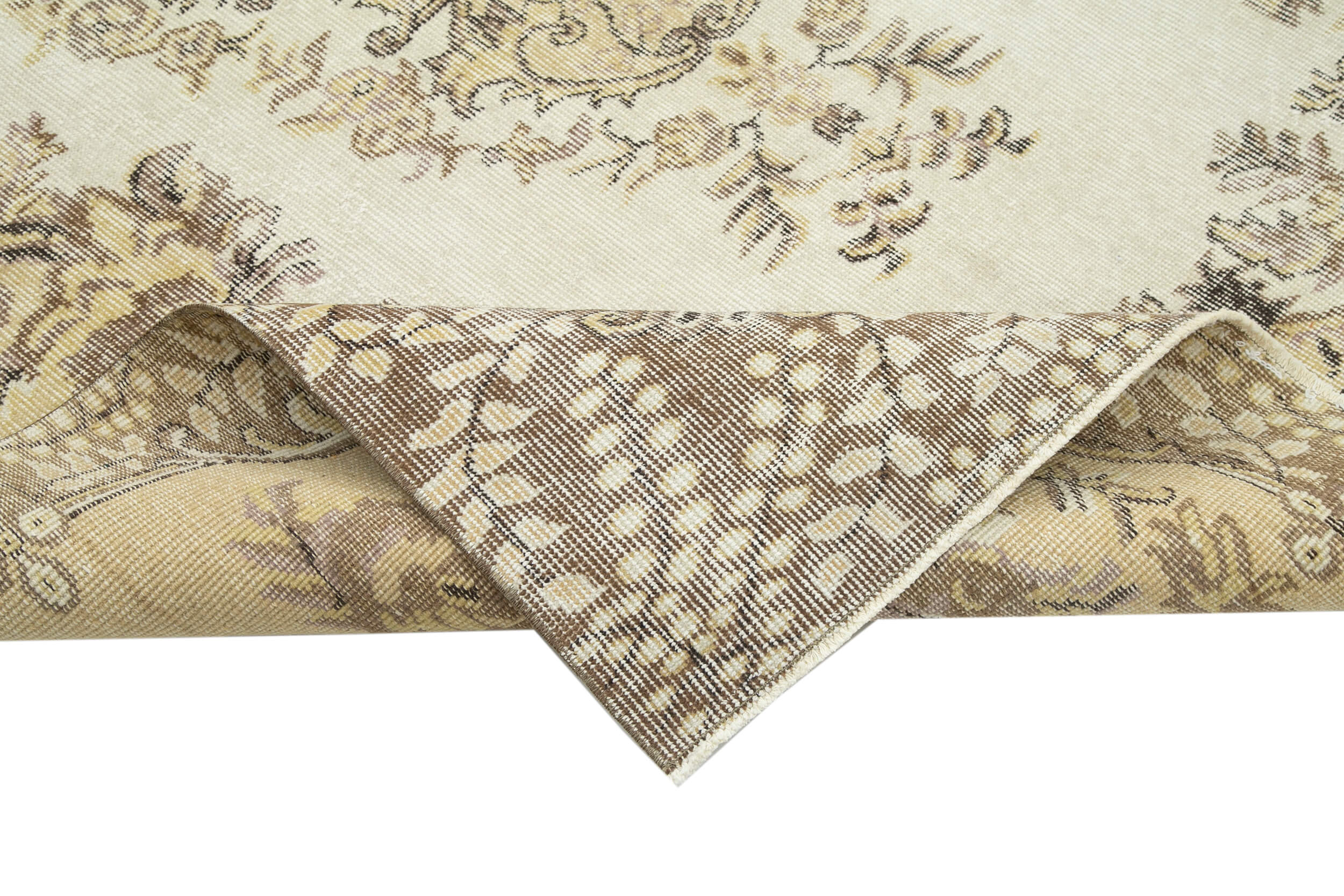 Handmade Wool Area Rug | Traditional Hand Knotted Turkish Wool Rug 5'10''x9'0''