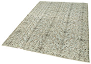 Handmade Vintage Area Rug – Overdyed Wool Rug | Turkish Vintage Carpet 5'8''x8'