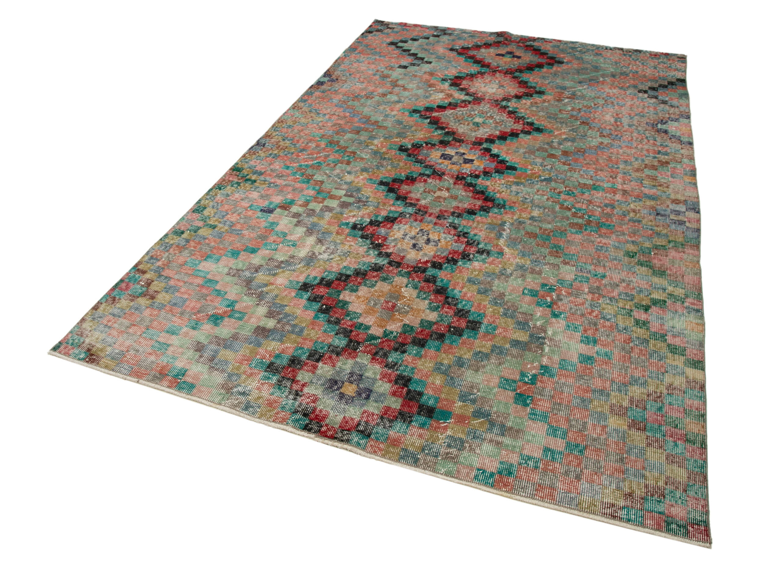 Handmade Kilim Rug | Vintage Kilim Carpet, Flat Weave Rug, Durable Wool Carpet for Living Room 5'7''x8'11''