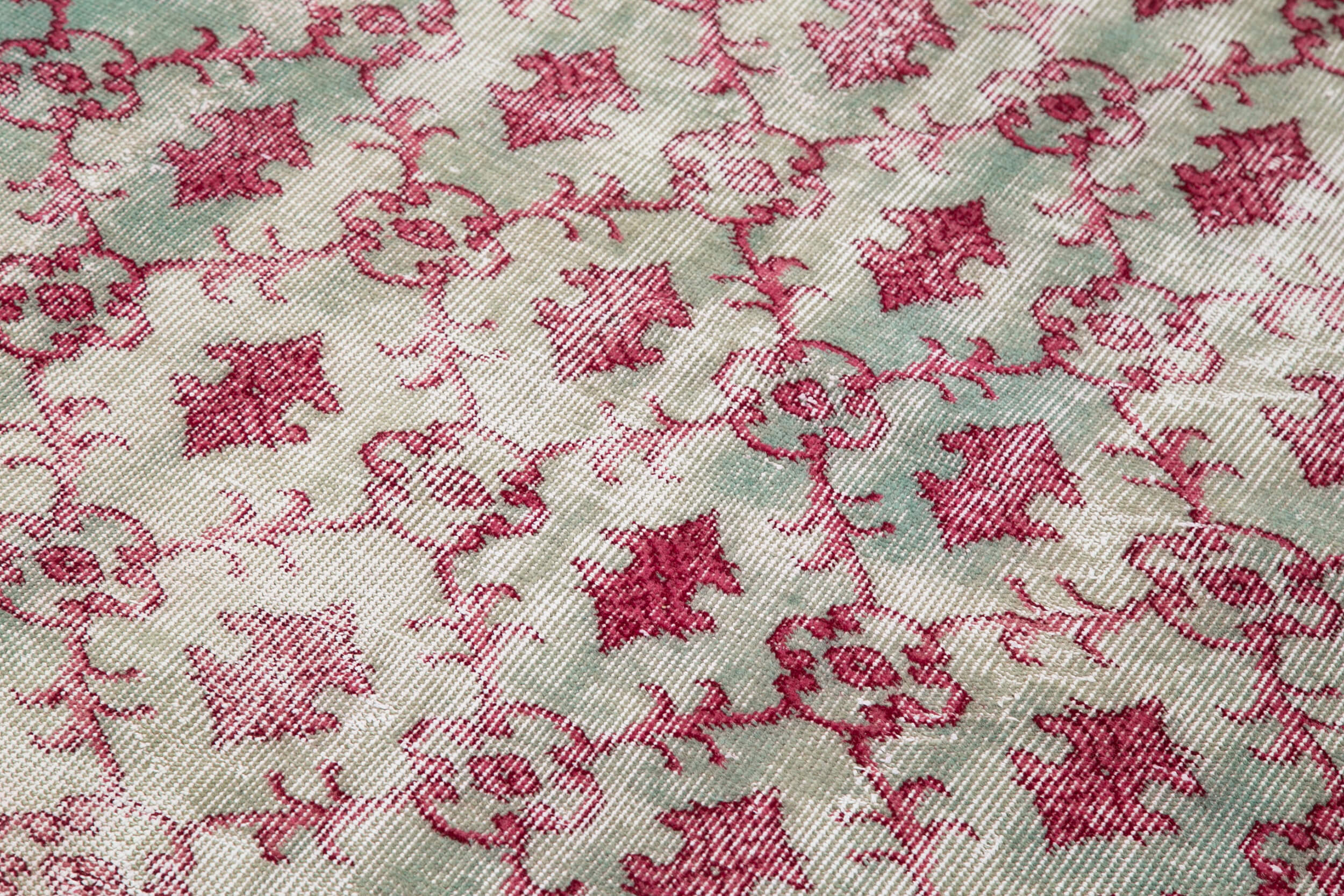 Handmade Wool Area Rug - Red Checkered Kilim 5x9, Hand Woven Cotton Wool Carpet