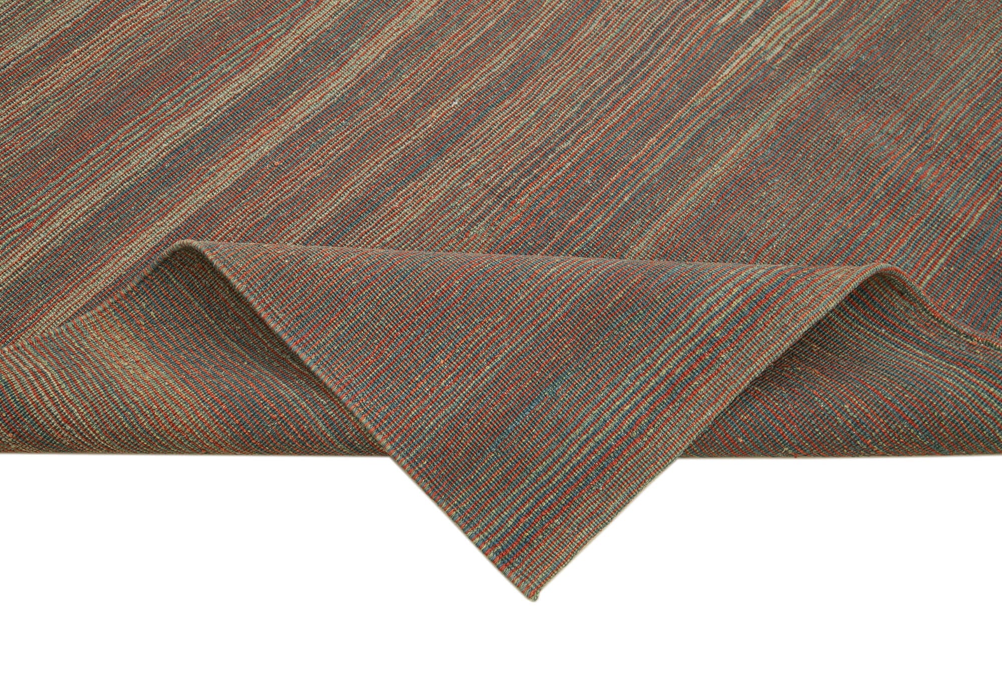 Handmade Wool Area Rug – Brown Modern Turkish Wool Rug 7'3''x9'9'' | Soft Natural Fiber Carpet