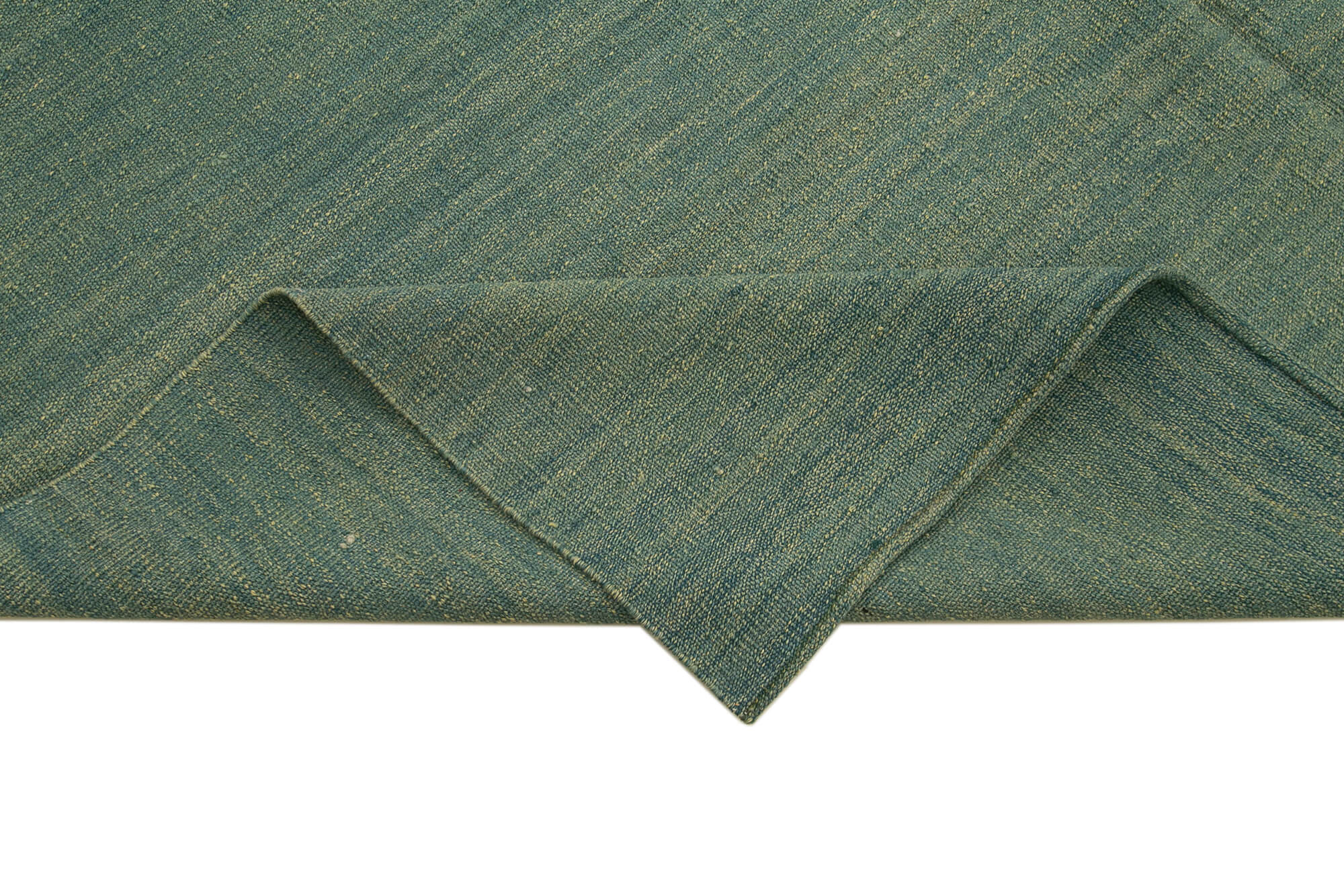 Handmade Wool Area Rug – Zollanvari Turquoise Modern Wool Rug 7'3''x9'7''