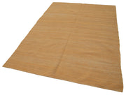 Handmade Wool Area Rug – Yellow Modern Wool Rug by Agacan Rugs 5'3''x7'2''