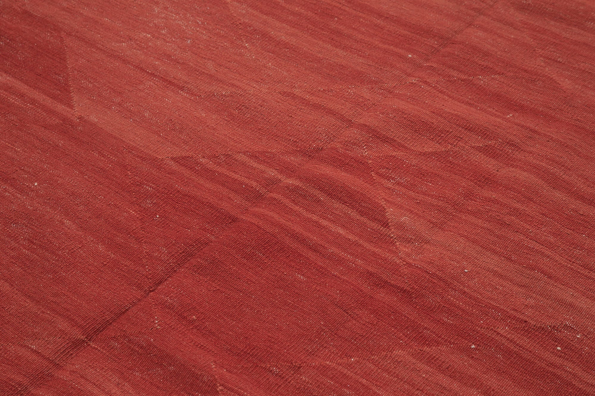 Handmade Wool Area Rug - Traditional Turkish Rug, Modern Wool Rug 6x8 | Durable Red Wool Carpet