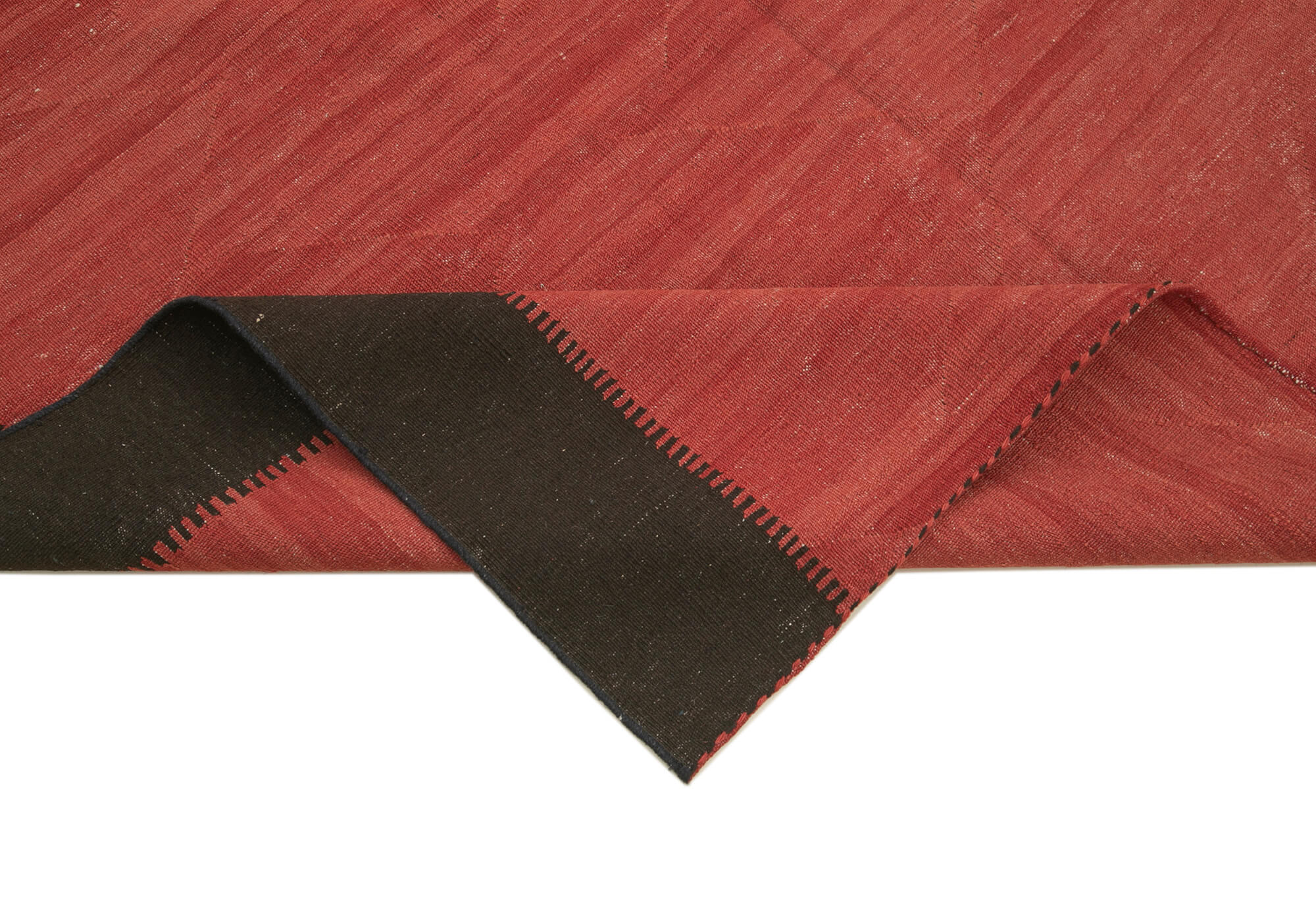 Handmade Wool Area Rug - Traditional Turkish Rug, Modern Wool Rug 6x8 | Durable Red Wool Carpet