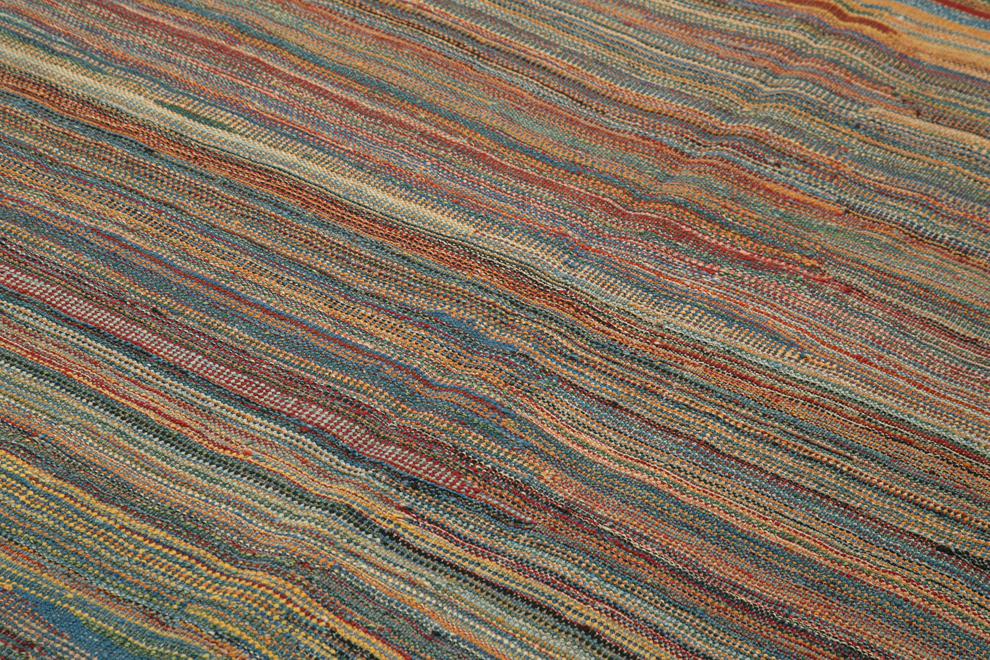 Handmade Wool Area Rug – Modern Brown Wool Rug, Hand Woven Carpet 6'8''x8'11''