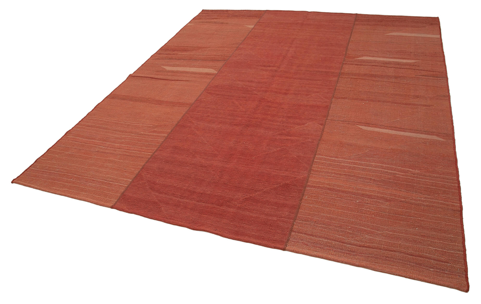 Handmade Wool Area Rug - Zollanvari Red Modern Wool Rug 7'6''x9'0'' | Agacan Rugs