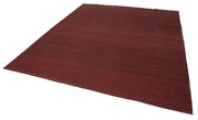 Handmade Wool Area Rug | Zollanvari Red Modern Turkish Wool Carpet 9'3'' x 10'8''