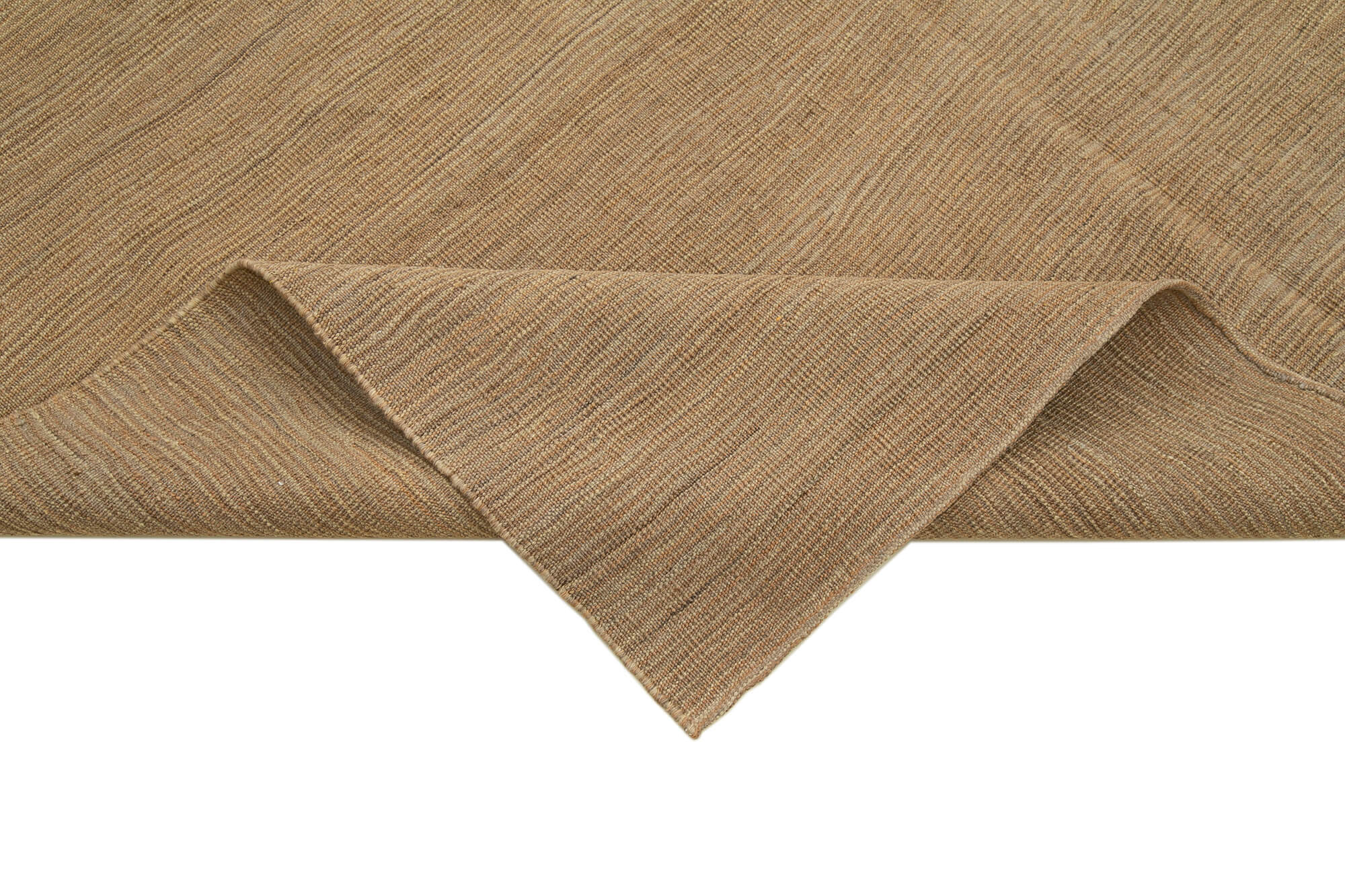 Handmade Wool Area Rug – Modern Brown Turkish Wool Rug 6'4'' x 8'11'' by Agacan