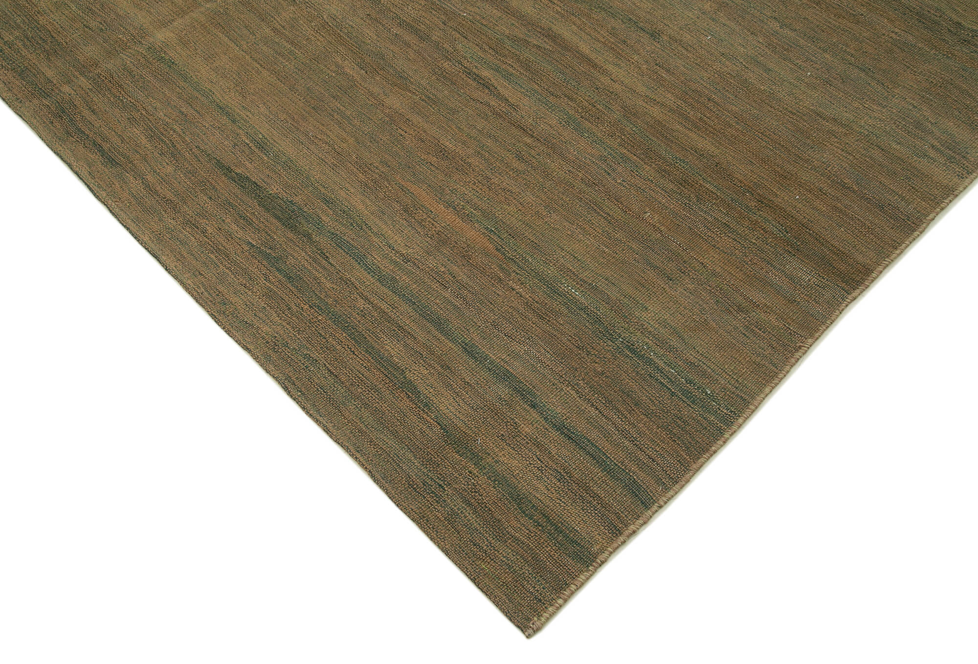 Handmade Wool Area Rug – Modern Brown Wool Rug With Soft Texture & Durable Cotton Backing 8'2"x10'1"