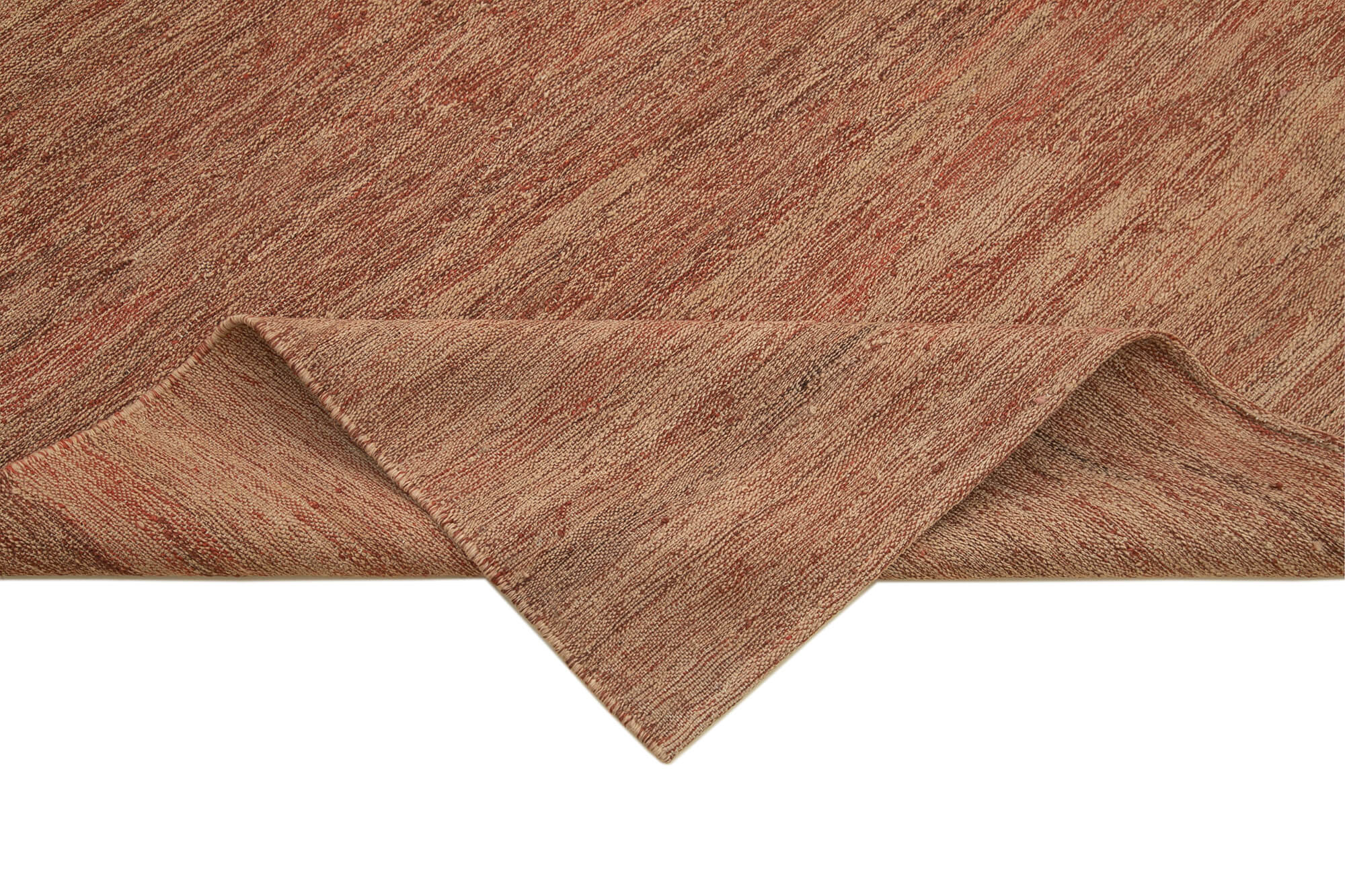 Handmade Wool Area Rug - Red Modern Wool Rug 7x9 Feet | Durable Turkish Carpet